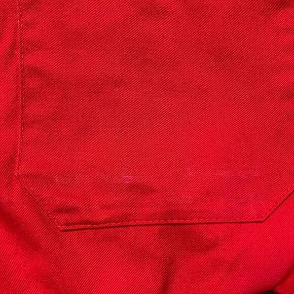 Starbucks Christmas Red Barista Full Apron Green Embroidered Logo Tie Back - Picture 14 of 15